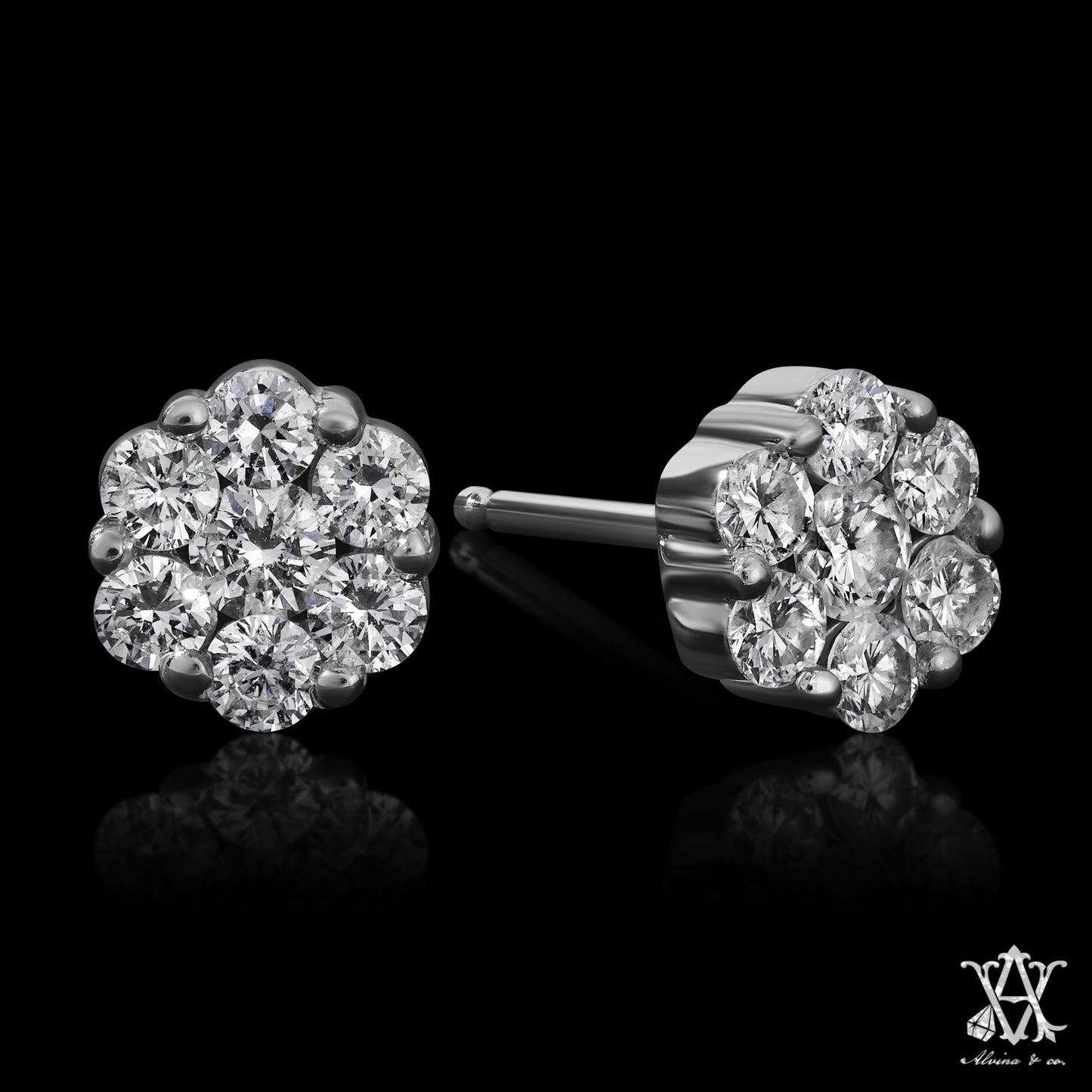FLOWER CLUSTER EARRINGS