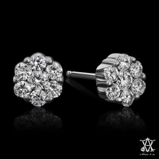 FLOWER CLUSTER EARRINGS