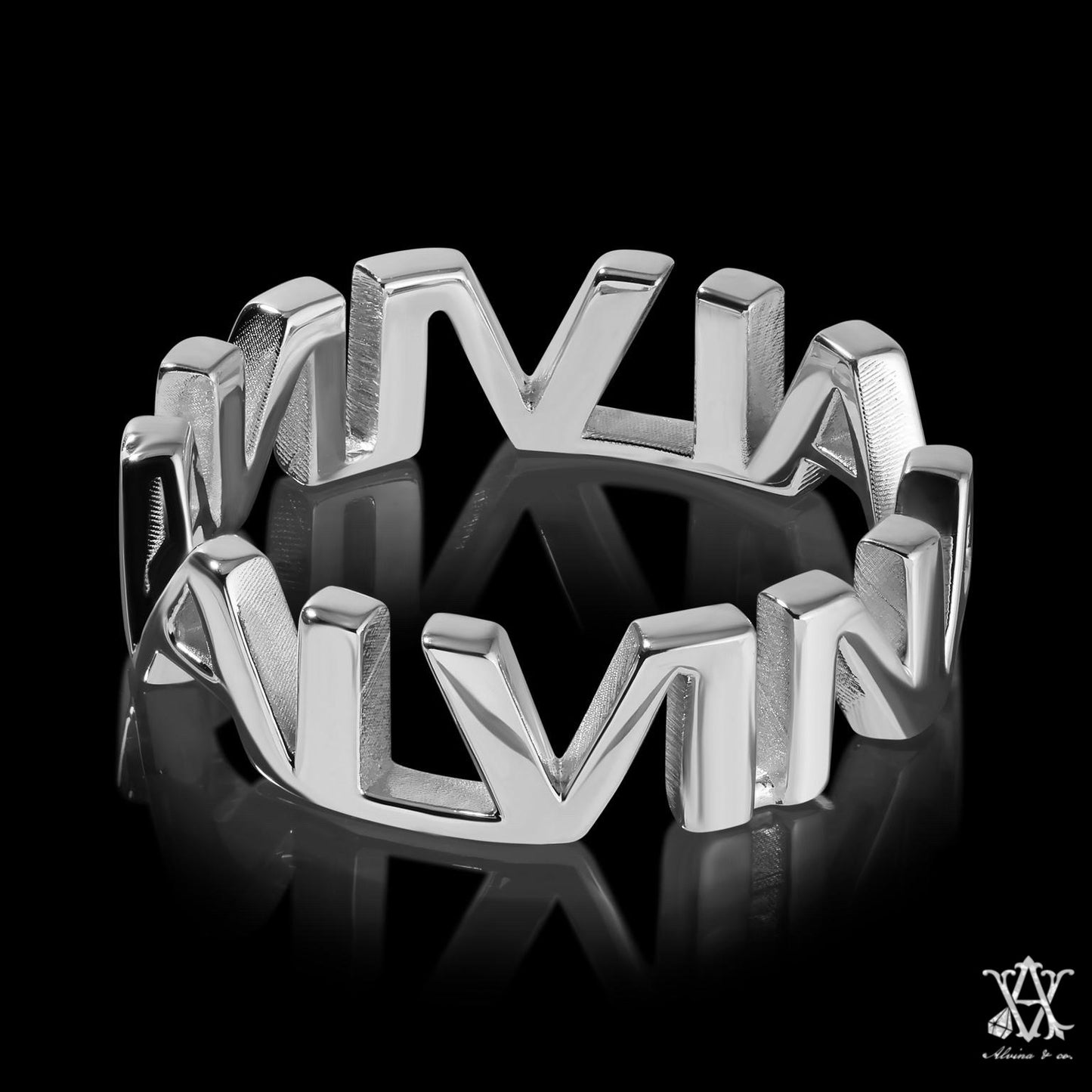 ALVINA LOGO RING