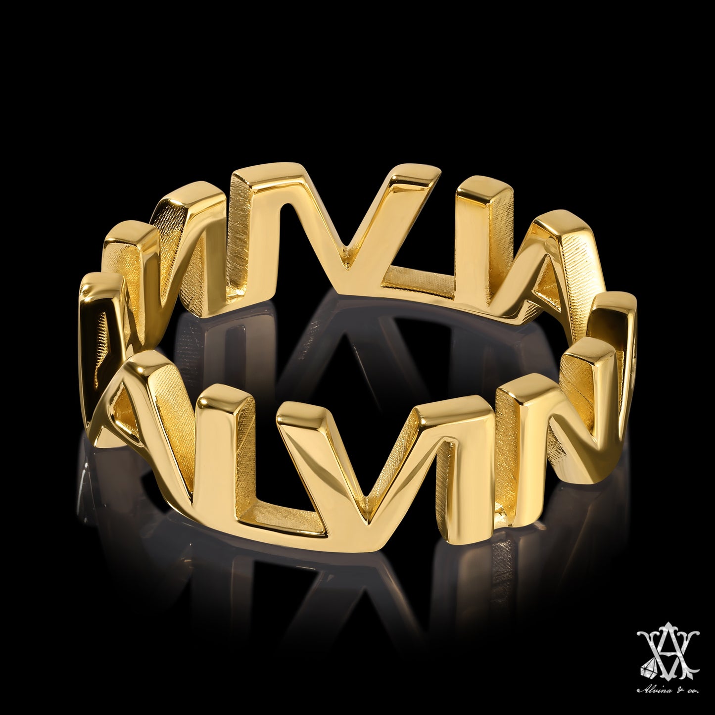 ALVINA LOGO RING